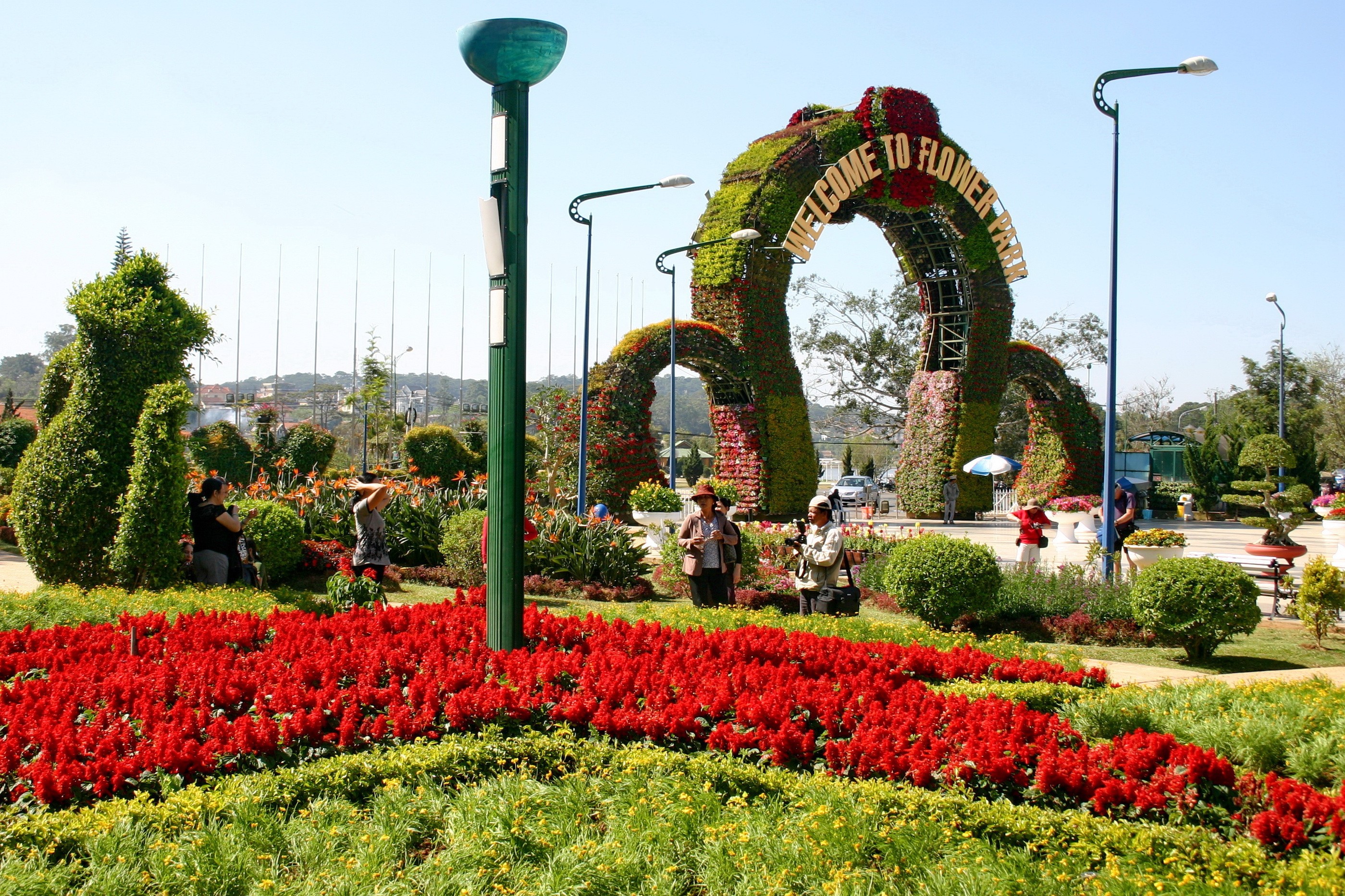Kết quả hình ảnh cho Vườn hoa thành phố Đà Lạt