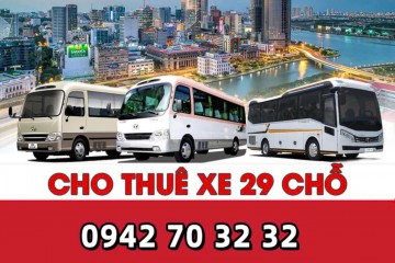 THUÊ XE 29 CHỖ TẠI ĐÀ LẠT GIÁ BAO NHIÊU, BẢNG GIÁ MỚI NHẤT 2024